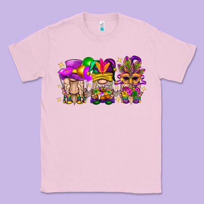 Mardi Gras Gnomies Cakes Flowers And Balloon Classic Tee Designed By Bundleandbundleshop