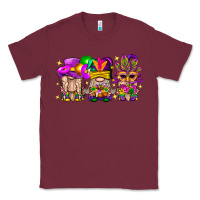 Burgundy Mardi Gras Gnomies Cakes Flowers And Balloon Classic Tee - BundleAndBundleShop