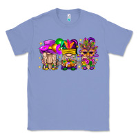 Colony Blue Mardi Gras Gnomies Cakes Flowers And Balloon Classic Tee - BundleAndBundleShop