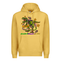 Antique Gold mardi saurus rex olivia Premium Hoodie - OliviaCreatesArt