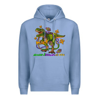 Colony Blue mardi saurus rex olivia Premium Hoodie - OliviaCreatesArt