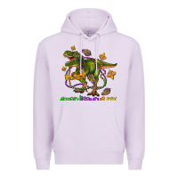 Lilac mardi saurus rex olivia Premium Hoodie - OliviaCreatesArt