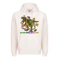 Pale Pink mardi saurus rex olivia Premium Hoodie - OliviaCreatesArt