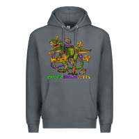 Rock mardi saurus rex olivia Premium Hoodie - OliviaCreatesArt