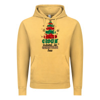 Vintage Mustard crocin around the christmas tree Vintage Hoodie - MaliasSmallBusiness
