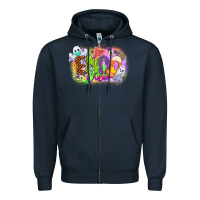 Navy endo crew Zipper Hoodie - CowGirlArtShop
