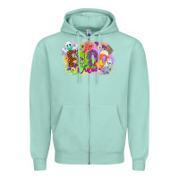 Seafoam endo crew Zipper Hoodie - CowGirlArtShop