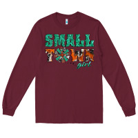 Burgundy small town girl western windmill Long Sleeve Tee - Jasminsmagicworld