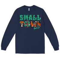 Navy small town girl western windmill Long Sleeve Tee - Jasminsmagicworld