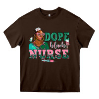 Afro  Nurse Dope Black Heavy Core Tee | Teevron