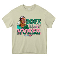 Mossy afro  nurse dope black Heavy Core Tee - AdoDesignShop