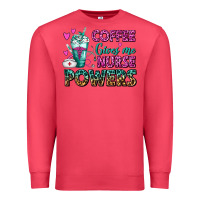 Cardinal Coffee Gives Me Nurse Powers Premium Sweatshirt - FaDigitalArtStudio