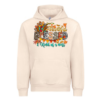 Sandshell Thankful Blessed Kind Of Mess Urban Hoodie - CowhideDigitalArt