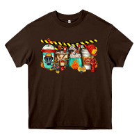 Chocolate Brown firefighter coffee Heavy Core Tee - Jasminsmagicworld