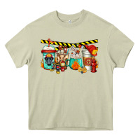 Mossy firefighter coffee Heavy Core Tee - Jasminsmagicworld