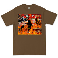 Cacao Western Firefighters With Thin Red Line Premium Tee - LillyAllenDesigns