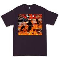 Plum Western Firefighters With Thin Red Line Premium Tee - LillyAllenDesigns