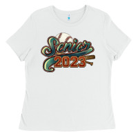 White senior 2023 baseball Ladies Tee - NancyCooperArtShop