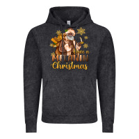 Vintage Black have a melanin christmas black santa Vintage Hoodie - MaliasSmallBusiness