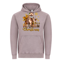 Vintage Zinc have a melanin christmas black santa Vintage Hoodie - MaliasSmallBusiness