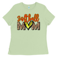 Matcha softball mom Ladies Tee - NancyCooperArtShop