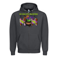 Smoke my favorite monsters calls me mom Zipper Hoodie - CowGirlArtShop