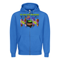 True Royal my favorite monsters calls me mom Zipper Hoodie - CowGirlArtShop