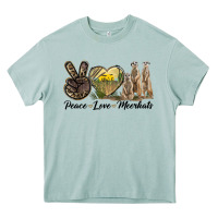 Arona Peace Love Meerkats Heavy Core Tee - LillyAllenDesigns