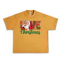 Peanut Butter Love Christmas With Santa Urban Heavy Tee - BundleAndBundleShop