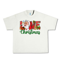 Pistachio Love Christmas With Santa Urban Heavy Tee - BundleAndBundleShop
