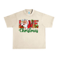 Sandshell Love Christmas With Santa Urban Heavy Tee - BundleAndBundleShop