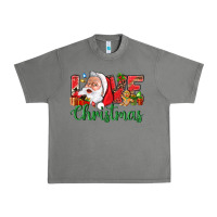 Tornado Love Christmas With Santa Urban Heavy Tee - BundleAndBundleShop