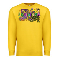 Lemon louisiana mardi gras Premium Sweatshirt - FaDigitalArtStudio