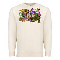 Sandshell louisiana mardi gras Premium Sweatshirt - FaDigitalArtStudio