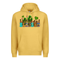 Antique Gold blessed olivia Premium Hoodie - OliviaCreatesArt