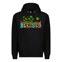 Black blessed olivia Premium Hoodie - OliviaCreatesArt