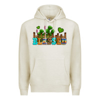 Oatmeal Heather blessed olivia Premium Hoodie - OliviaCreatesArt