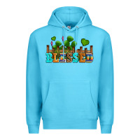 Ocean Blue blessed olivia Premium Hoodie - OliviaCreatesArt