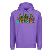 Purple blessed olivia Premium Hoodie - OliviaCreatesArt