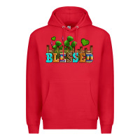 Red blessed olivia Premium Hoodie - OliviaCreatesArt