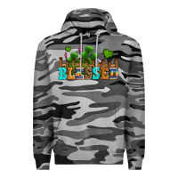 Slate Camo blessed olivia Premium Hoodie - OliviaCreatesArt
