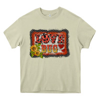 Ladybug  Love Bug Backround Heavy Core Tee | Teevron