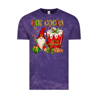 Cloud Purple Christmas gnome hot cocoa Vintage Tee - MaliasSmallBusiness