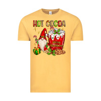 Vintage Mustard Christmas gnome hot cocoa Vintage Tee - MaliasSmallBusiness