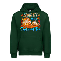 Forest Green Sweet Like Pumpkin Pie Urban Hoodie - CowhideDigitalArt