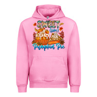 Fuchsia Pink Sweet Like Pumpkin Pie Urban Hoodie - CowhideDigitalArt
