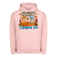 Pigment Salmon Sweet Like Pumpkin Pie Urban Hoodie - CowhideDigitalArt