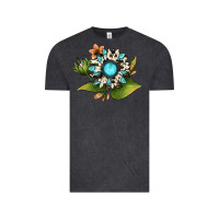 Vintage Black gemstone sunflower Vintage Tee - JahusDesignShop
