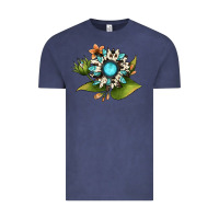 Vintage Denim gemstone sunflower Vintage Tee - JahusDesignShop