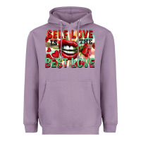 Lavender Self love is the best love Heavyweight Hoodie - FaDigitalArtStudio